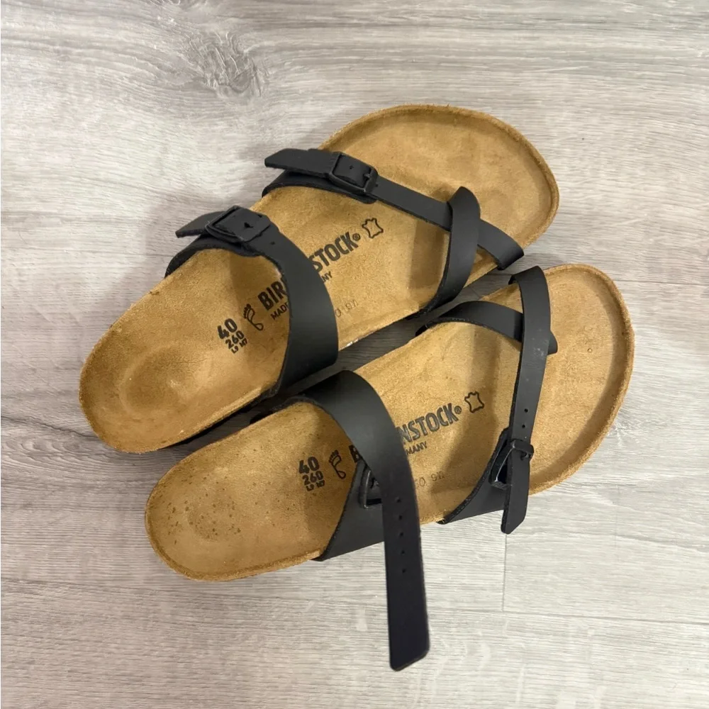 Brand new Birckenstock Mayari Birko Black Sandals - Picture 2 of 5